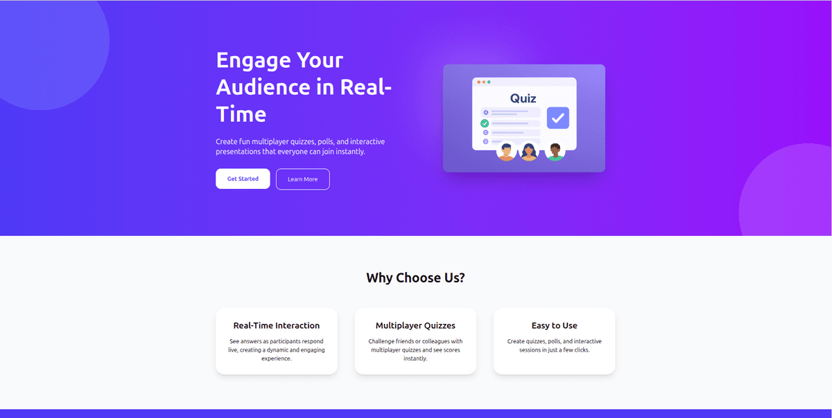 Real-Time Multiplayer Quiz App